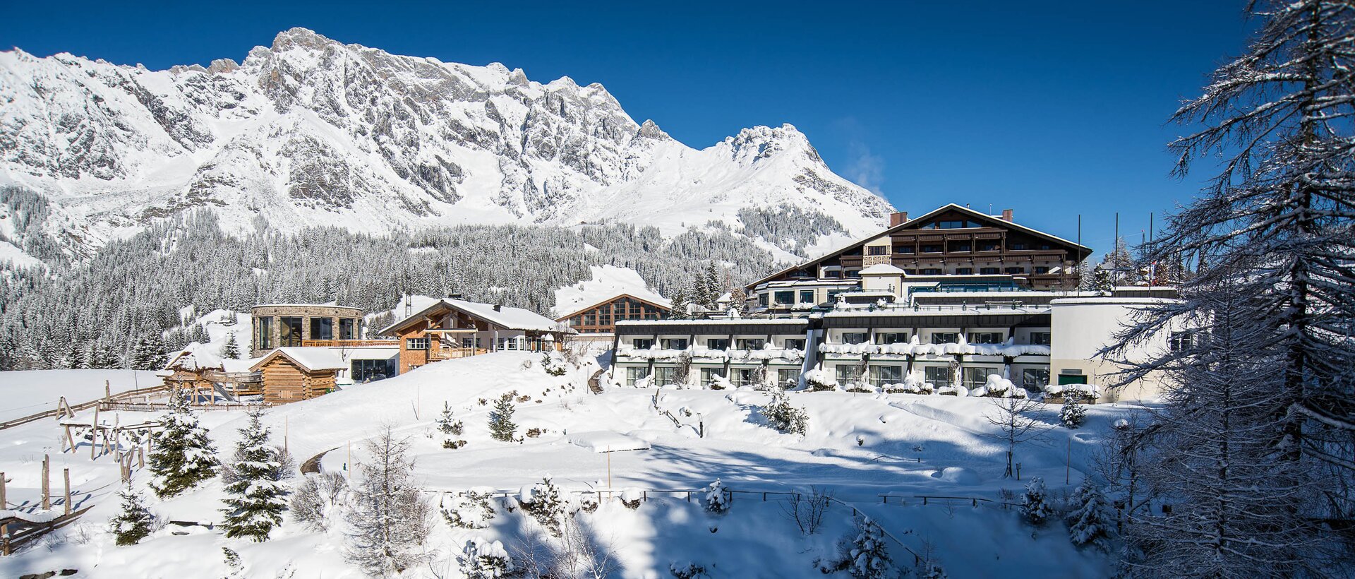 Winter Außenansicht | Best Alpine Wellness Hotel Übergossene Alm, Salzburg